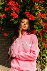 The Varsity Hoodie - Candy Pink