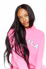 The Varsity Hoodie - Candy Pink