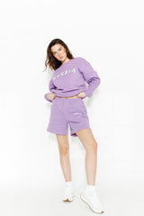 The Varsity Short - Lilac